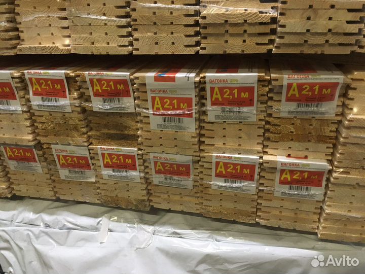 Евровагонка сорт А 12,5*96мм (2,1м 2,4м 2,7м 3м)