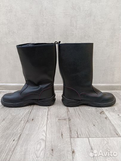 Сапоги рабочие зимние юфть с натуральным мехом 44р