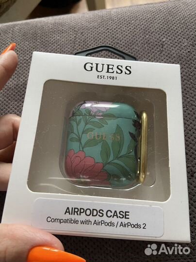 Airpods/airpods 2 case Guess новый