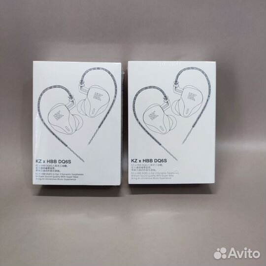HI-FI наушники KZ x HBB DQ6S(3DD)