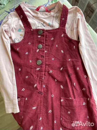 Сарафан + водолазка и 2 лонгслива