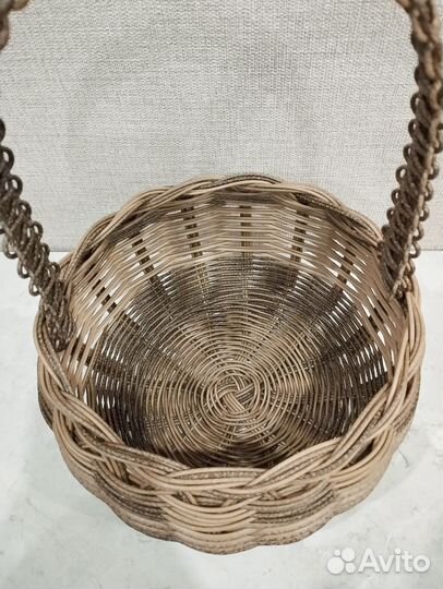 Корзина из экоротанга