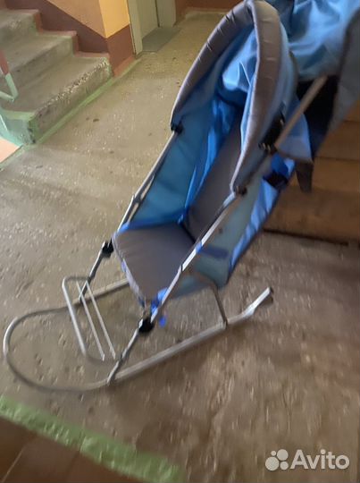 Коляска санки