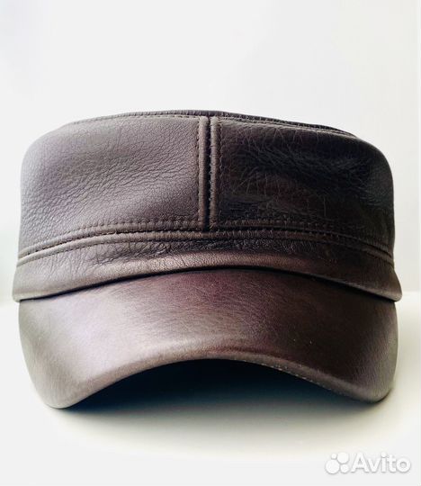 Кепка мужская натуральная кожа 58 размер