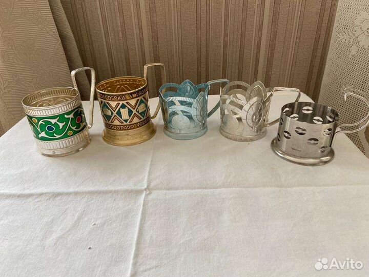 Подстаканники и стаканы СССР