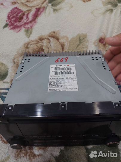 Магнитола оригинал Митсубиси Аутлендер