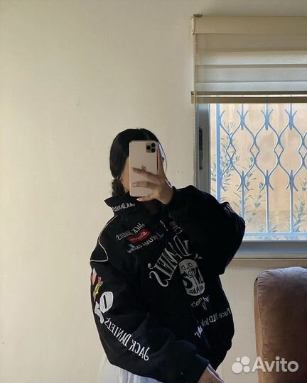 Утепленный гоночный бомбер