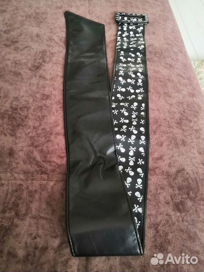 Пояс женский с черепами