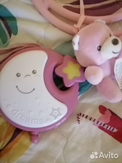 Мобиль на кроватку Чикко розовый