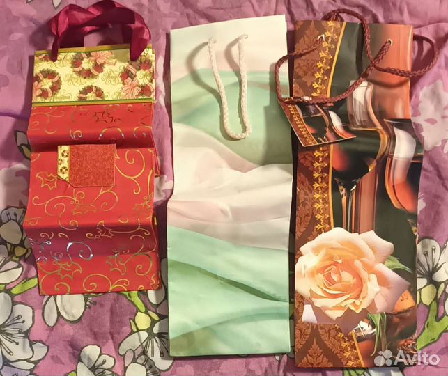 Пакеты подарочные разные