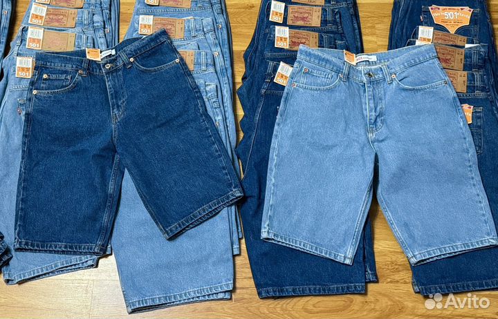 Джинсовые шорты levis оптом