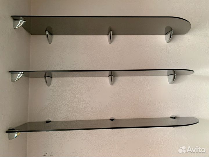 Полка настенная стеклянная