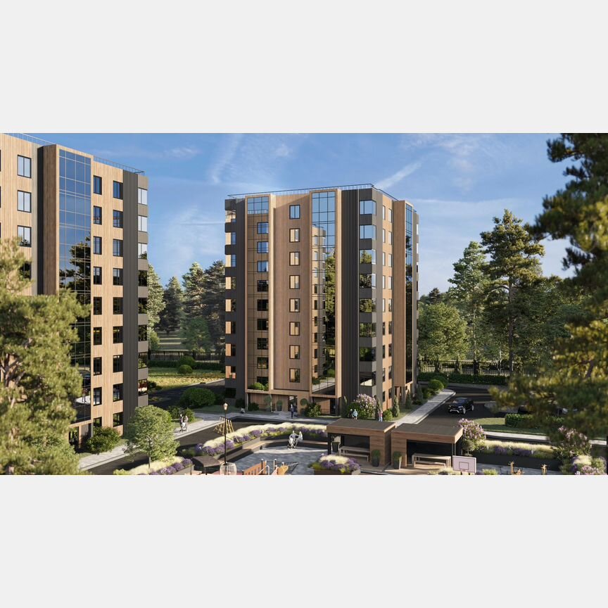 2-к. квартира, 57,7 м², 4/9 эт.