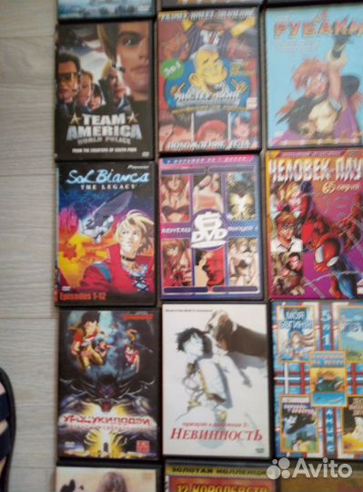 DVD мультфильмы аниме