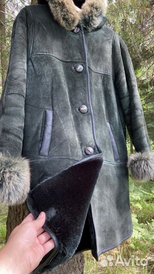 Дубленка женская 52