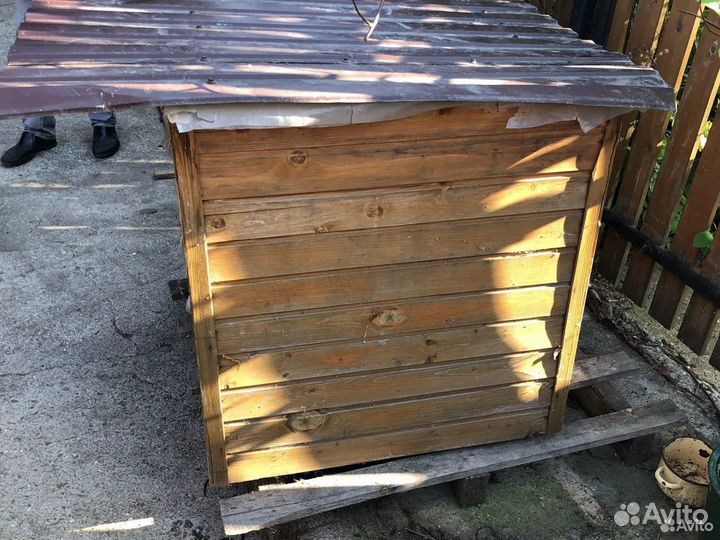 Будка для собаки утепленная