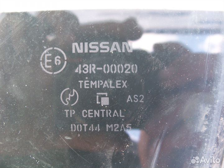 Стекло двери передней левой Nissan Teana J31 2007г