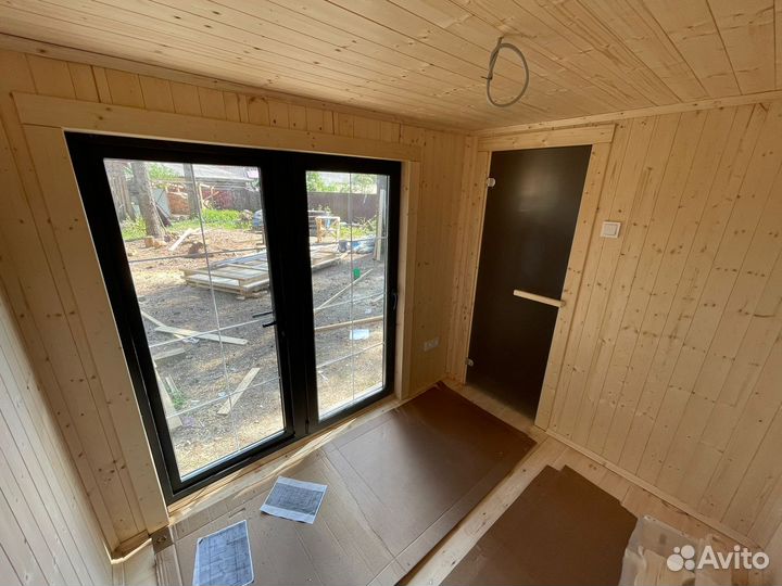 Мобильная баня 2,4х6,5м под ключ с доставкой