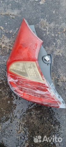 Hyundai solaris фара левая задняя