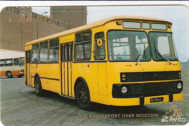 Календарик лиаз-677, автоэкспорт 1980, 1982