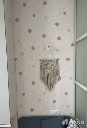 Настенное панно макраме в стиле бохо