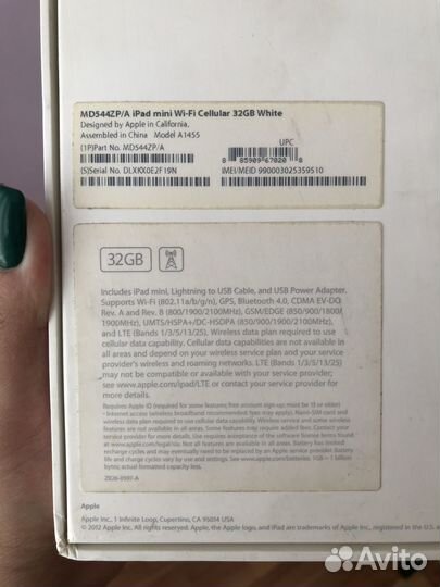 iPad mini wifi с sim