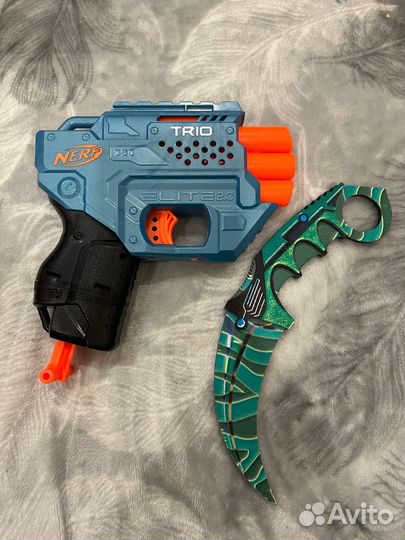 Nerf и керамбит игрушки для мальчика