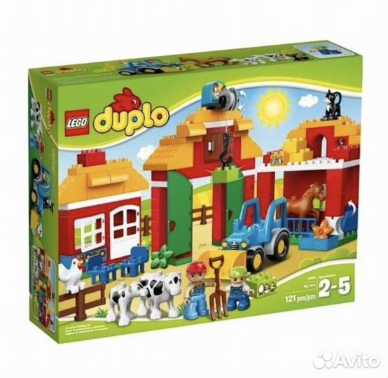 Lego Duplo Поезд. Аэропорт. Большая ферма