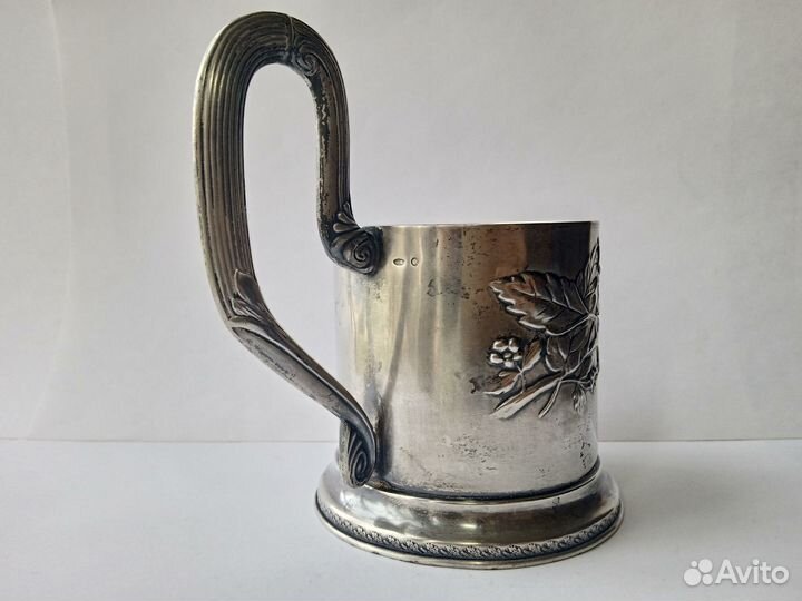 Подстаканник Колокольчики Платиноприбор серебро