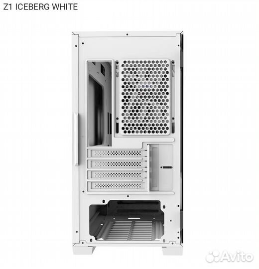 Корпус Zalman Z1 iceberg Miditower Без бп белый, Z