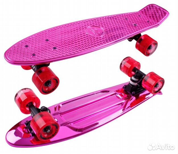 Скейтборд пластиковый Metallic 22