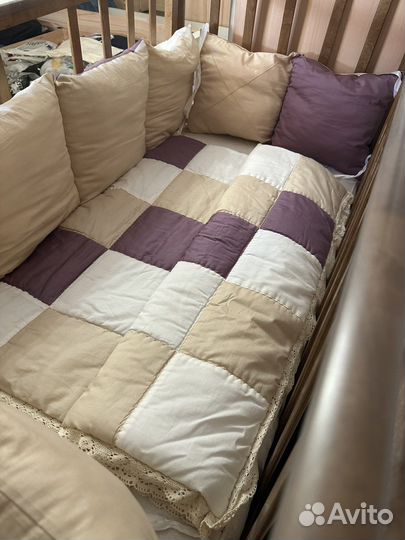 Бортики на детскую кроватку