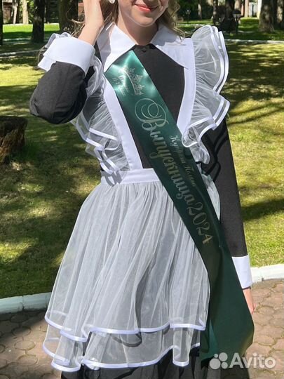 Школьный фартук на последний звонок