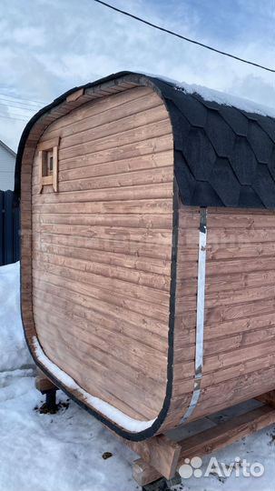 Баня квадро бочка 5м, полная комплектация