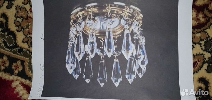 Люстра хрустальная чехия