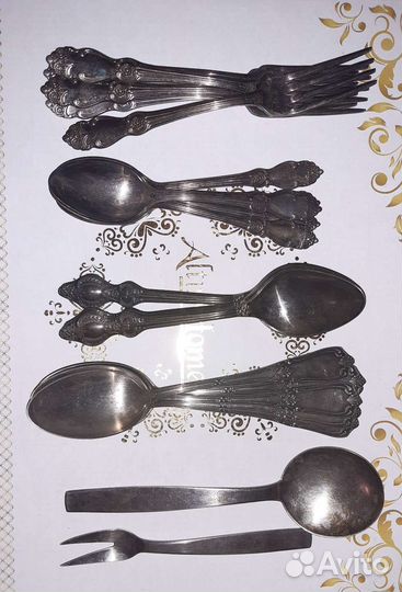 Столовые приборы мельхиоровые