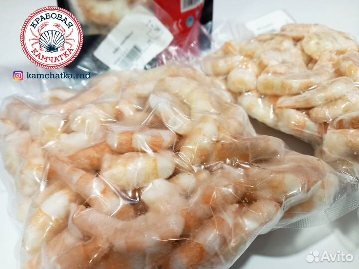 Креветка очищенные 100/120