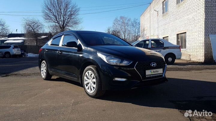 Hyundai Solaris 1.4 МТ, 2018, 73 000 км