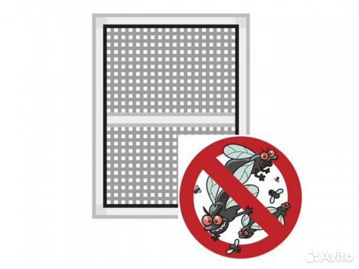 Москитная Сетка на Окна антимошка