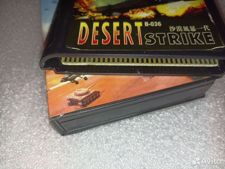 Катридж Sega Desert strike return to the golf