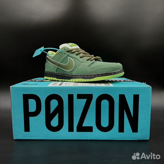 Кроссовки Nike sb dunk low green