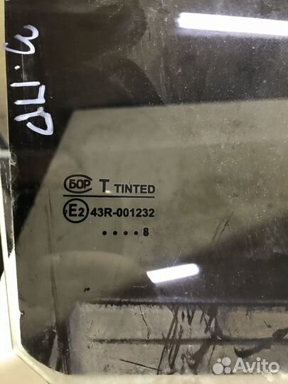 Стекло заднее правое Kia Spectra