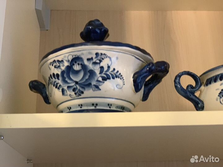 Люстра «гжель»