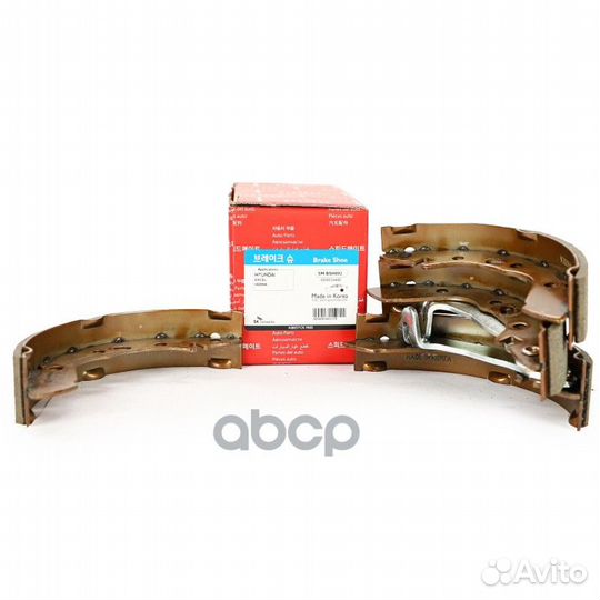 Колодки барабанные hyundai accent (tagaz) smbsh002