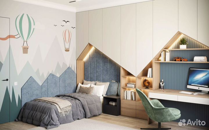 Шкаф прямой на заказ Восторг