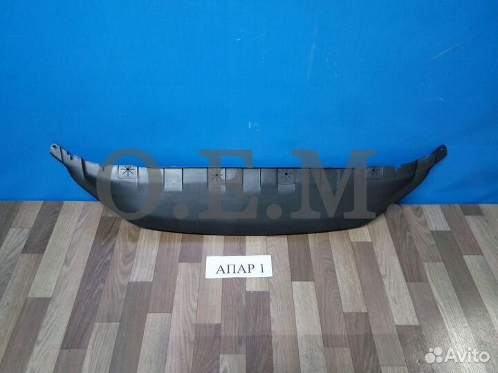 Спойлер переднего бампера Skoda Fabia 2 рестайлинг