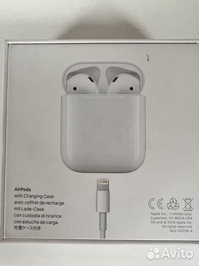 Беспроводные наушники apple airpods