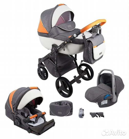 Коляска adamex 3 в 1