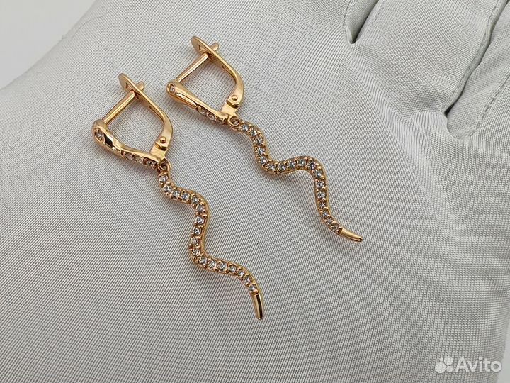 Пара серёг 585 пробы. Рассрочка