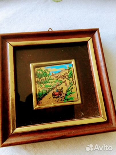 Роспись Серебро Миниатюра Гарантия Италия